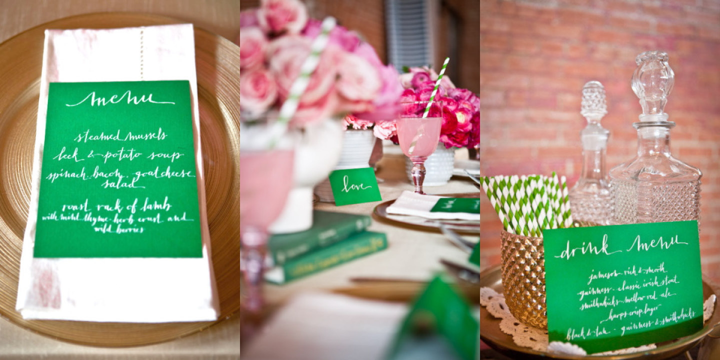 St. Patrick's Day Wedding