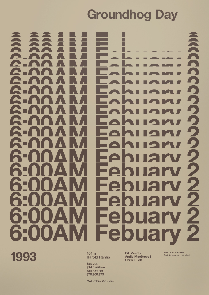 groundhog day poster large